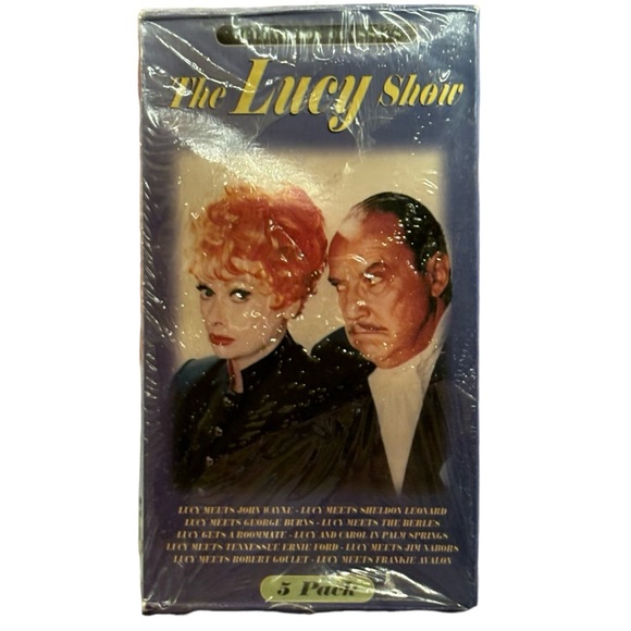 The Lucy Show TV Classics 5 Pk VHS Tape Box Set John Wayne George Burns New - Picture 3 of 6